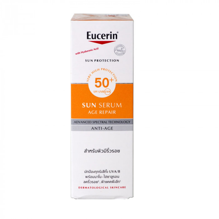 Eucerin Sun Age Repair Serum SPF 50+ PA+++ 50 ml. ยูเซอริน ซัน เอจ รีแพร์ ซีรั่ม เอสพีเอฟ 50+ 50 มล.