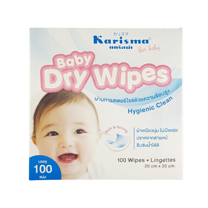 Karisma Baby Dry Wipes 100แผ่น