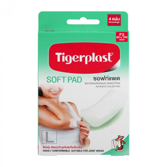 Tigerplast Soft Pad 60x100 มม. 4ชิ้น