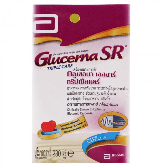 Glucerna SR Triple care 230 ml. กลูเซอนา เอสอาร์ ทริปเปิ้ลแคร์ 230 มล.