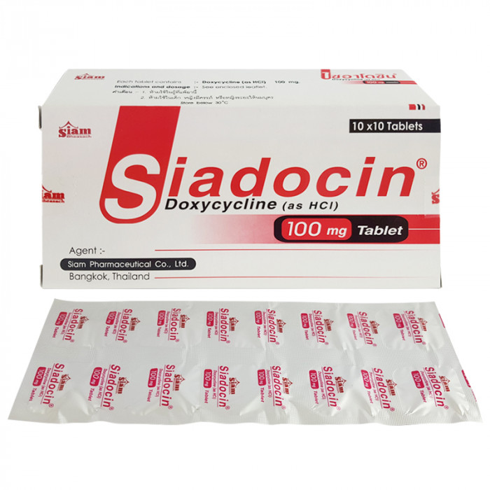 Siadocin Tab.100Mg.10เม็ด.