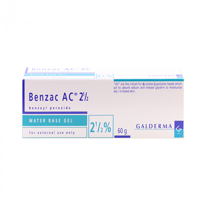 Benzac Ac Gel 2.5%60G.