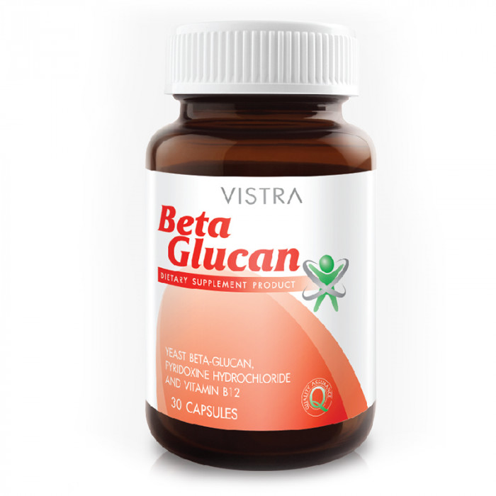 Vistra Beta Glucan Plus 30 capsules วิสทร้า เบต้า กลูแคน พลัส 30 แคปซูล
