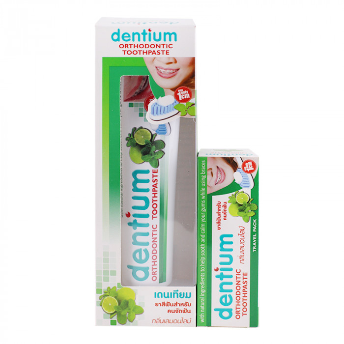 Dentium Ortho 100 g. เดนเทียม ยาสีฟัน ออร์โธ 100 กรัม