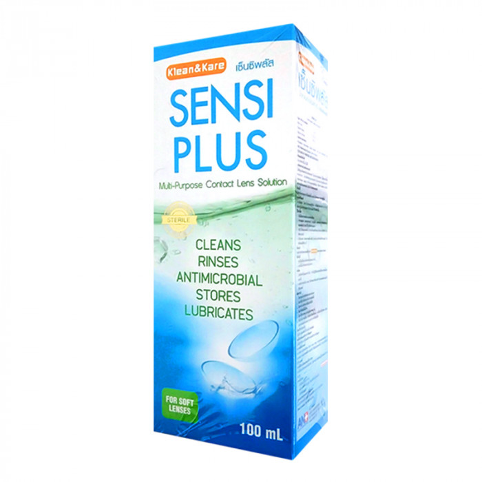 Sensi Plus 100 ml. เซ็นซิพลัส น้ำยาล้างคอนแทคเลนส์ 100 มล.