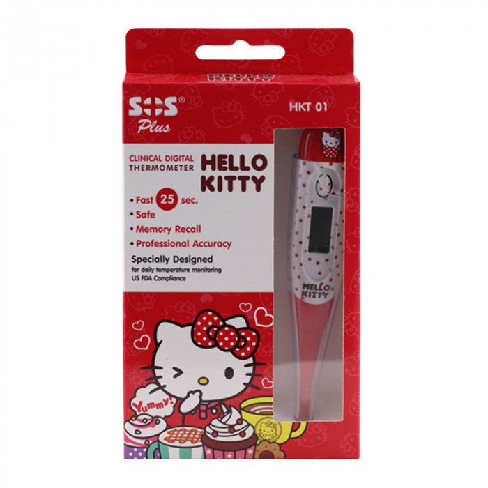 Sos Plus (Hkt01) Digital Thermometer Hello Kitty