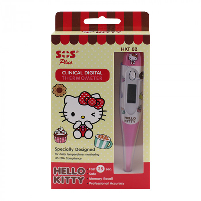 Sos Plus (Hkt02) Digital Thermometer Hello Kitty