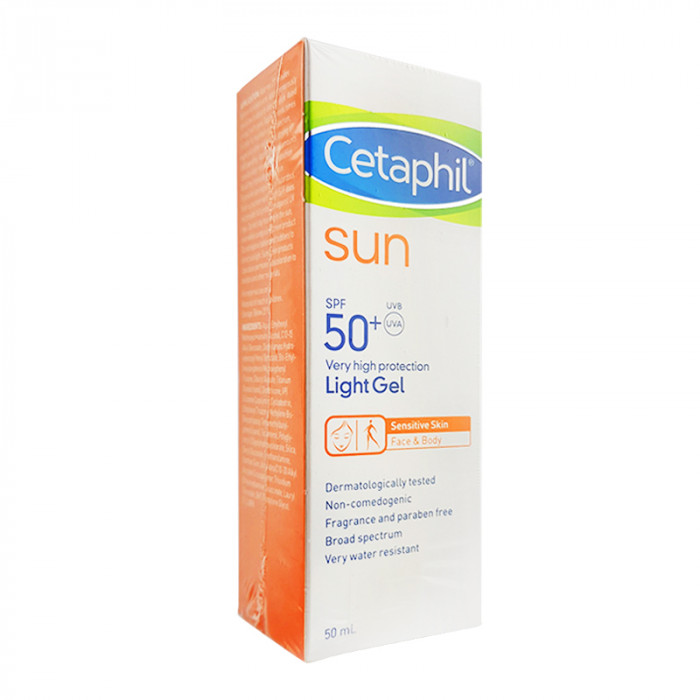 Cetaphil Sun SPF 50+ Light Gel 50 ml. เซตาฟิล ซัน เอชพีเอฟ 50+ ไลท์ เจล 50 มล.