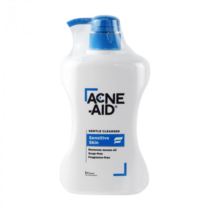 Acne-Aid Gentle Clenser 500 ml. แอคเน่-เอด เจนเทิ่ล คลีนเซอร์ (สีฟ้า) 500 มล.