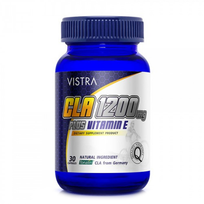 Vistra Sport CLA 1200 mg. Plus Vitamin E 30 capsules วิสทร้า สปอร์ต ซีแอลเอ 1200 มก. พลัสวิตามินอี 30 แคปซูล