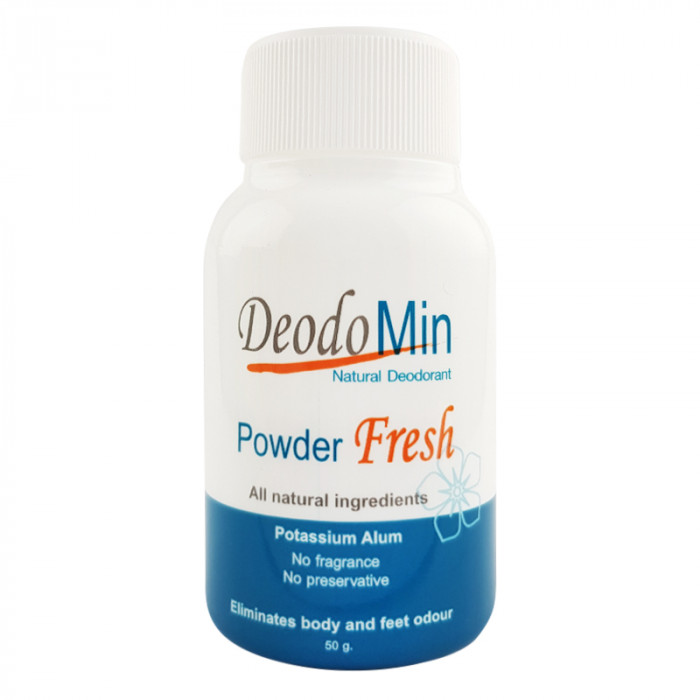 Deodomin Powder Fresh 50 g. แป้งระงับกลิ่นกาย 50 กรัม.