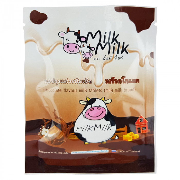 นมอัดเม็ด Milk Milk 15เม็ด (รสช็อคโกแลต)