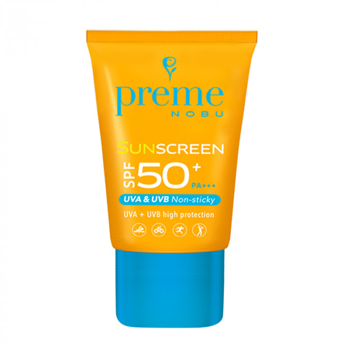 Preme Nobu Sunscreen SPF50+ 15g. พรีม โนบุ ครีมกันแดด 15 กรัม