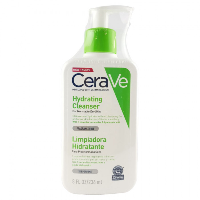 Cerave Hydrating Cleanser 236 ml. เซราวี ไฮเดรติ้ง คลีนเซอร์ 236 มล.