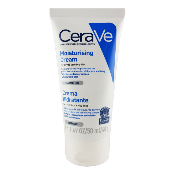 Cerave Moisturising Cream 50 ml. เซราวี มอยซ์เจอไรซิ่ง ครีม 50 มล.