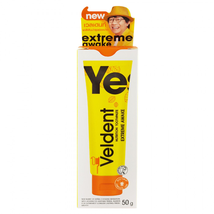 Veldent Toothpaste Extreme Awake 50 g. เวลเดนท์ ยาสีฟันสูตรสดชื่น ลืมง่วง 50 ก.