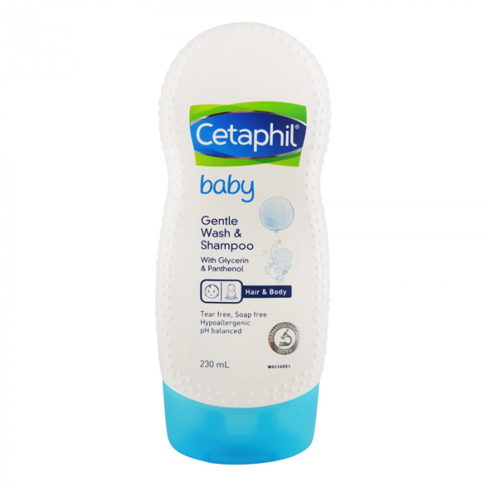 Cetaphil Baby Wash&Shampoo 230 ml. เซตาฟิล เบบี้ วอช แอนด์ แชมพู 230 มล.