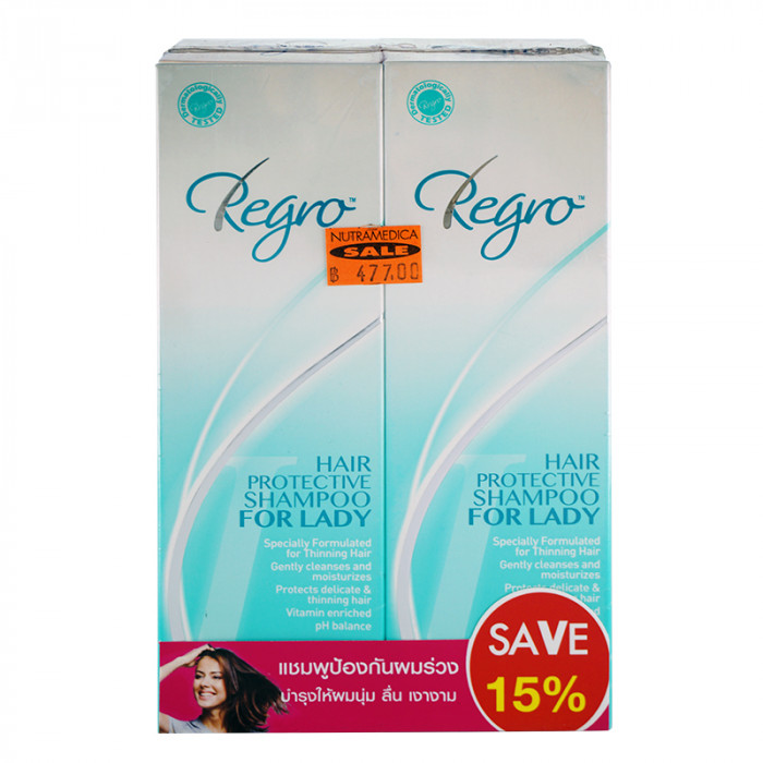 Regro Shampoo For Lady แพ็คคู่ (2X225Ml.)