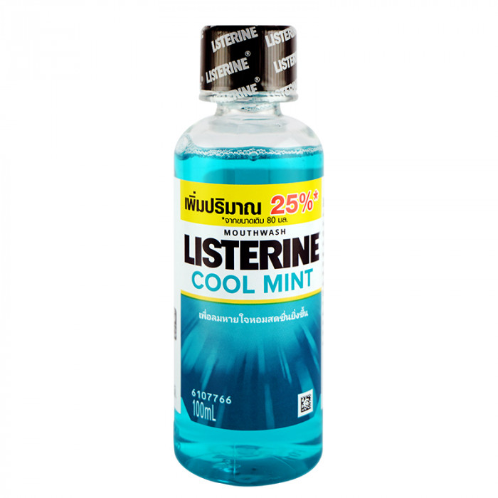 Listerine Cool Mint 100 ml.+Extra Fill 25%