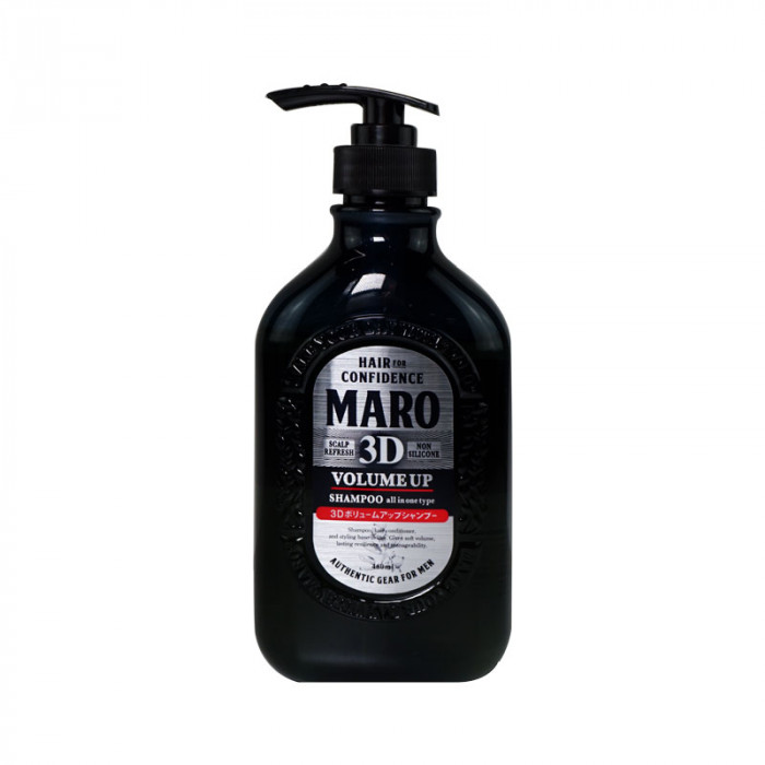 Maro 3D Volume Up Shampoo 460 ml. แชมพู 3in1