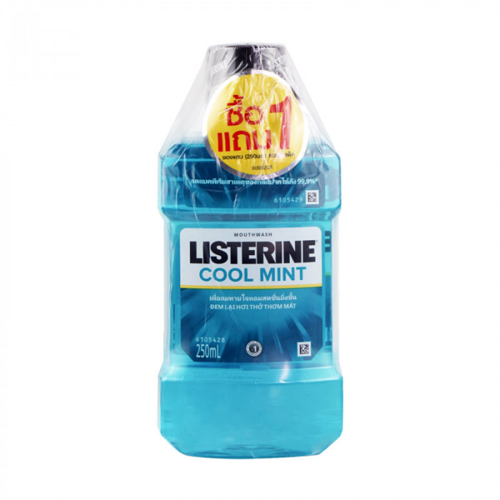 Listerine Cool Mint 250Ml.X2ขวด (แพ็คคู่)
