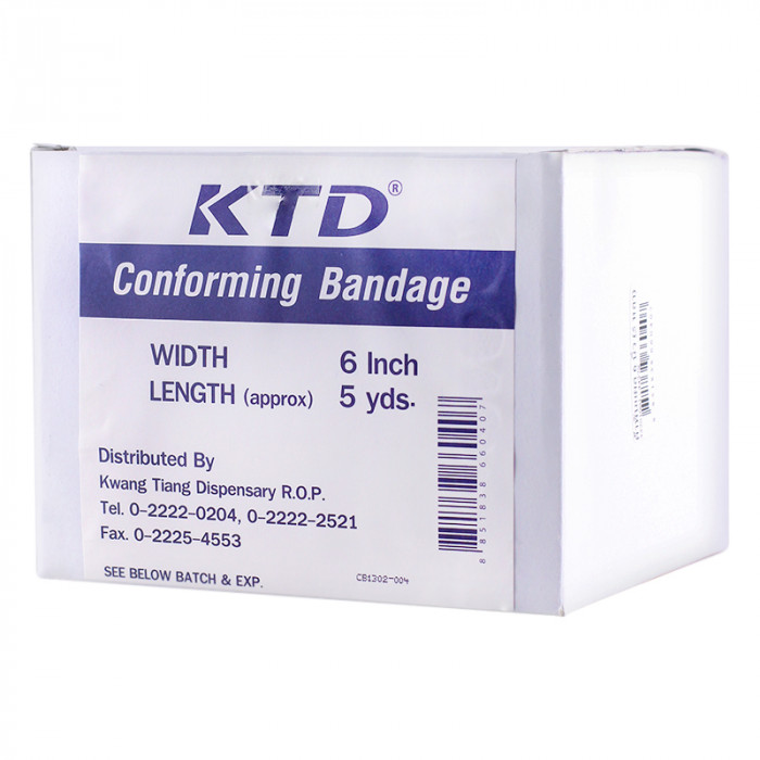 ผ้าพันแผล Conforming Bandage (Ktd) 6นิ้วx5หลา