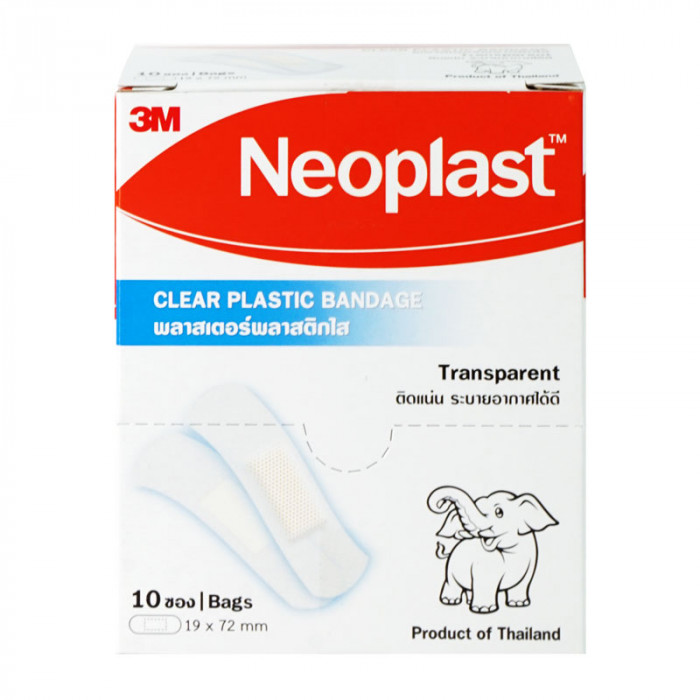 Neoplast พลาสเตอร์พลาสติกใส 10แผ่น