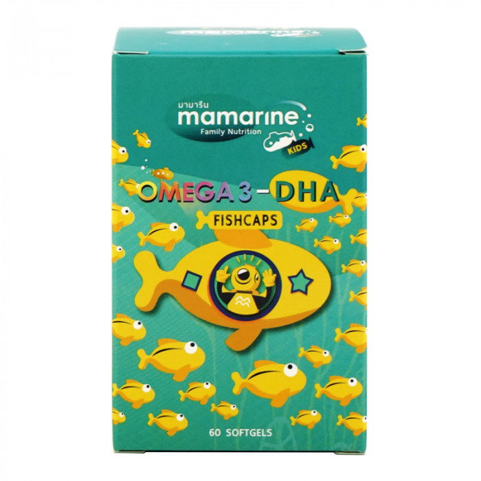 Mamarine Omega3-Dha Fishcaps 60เม็ด