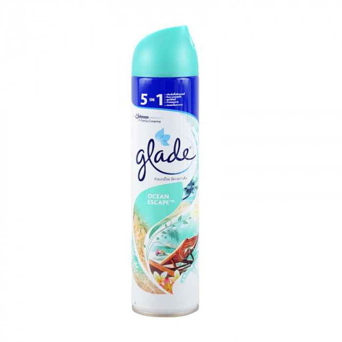 Glade Aerosol เกลด สเปรย์ปรับอากาศ 320 ml. (กลิ่นโอเชี่ยน เอสเคป)