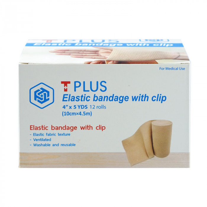 Elastic Bandage (Tplus) 4นื้วx5หลา