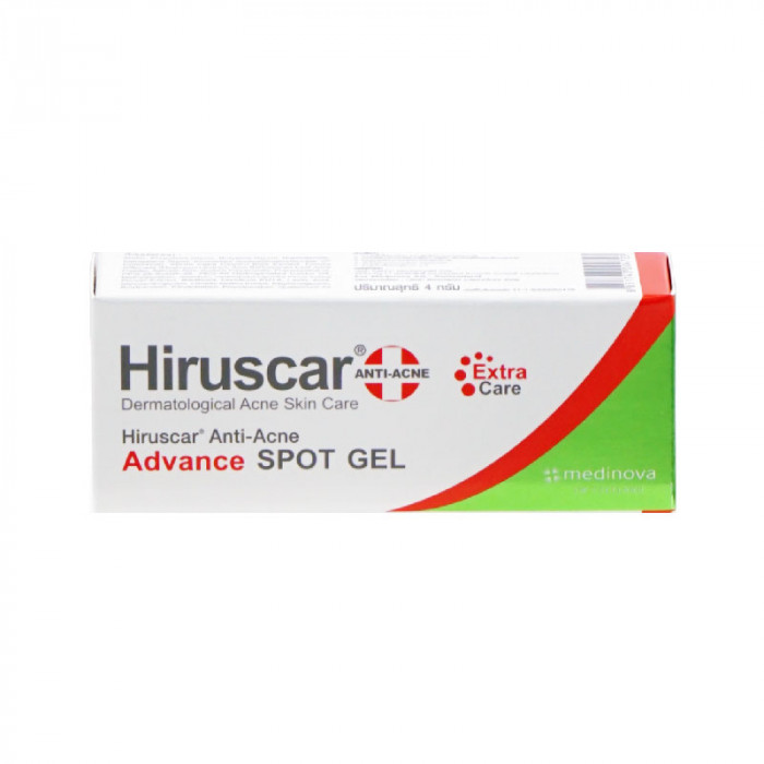 Hiruscar Anti-Acne Spot Gel 4 g. ฮีรูสการ์ แอนตี้ แอคเน่ สปอต เจล 4 กรัม