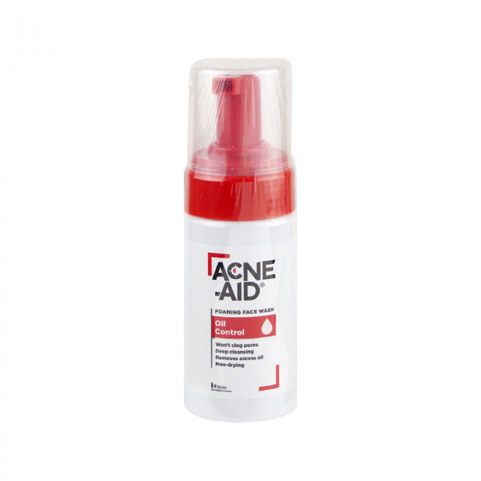 Acne-aid foaming face wash oil control 100 ml. แอคเน่-เอด โฟมมิ่ง เฟซ วอช ออยล์ คอนโทรล 100 มล.