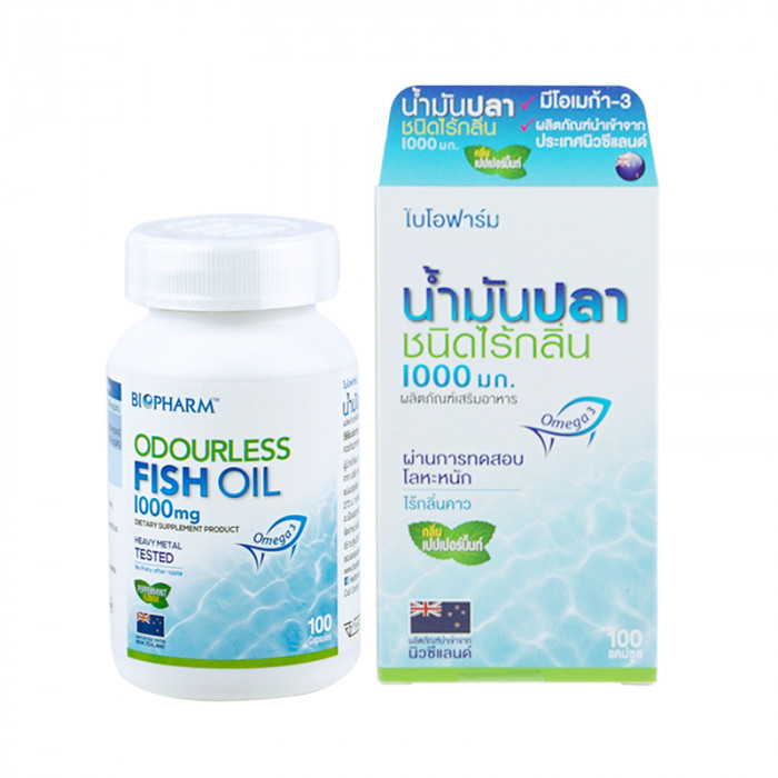 Odourless Fish Oil 1,000Mg.100เม็ด