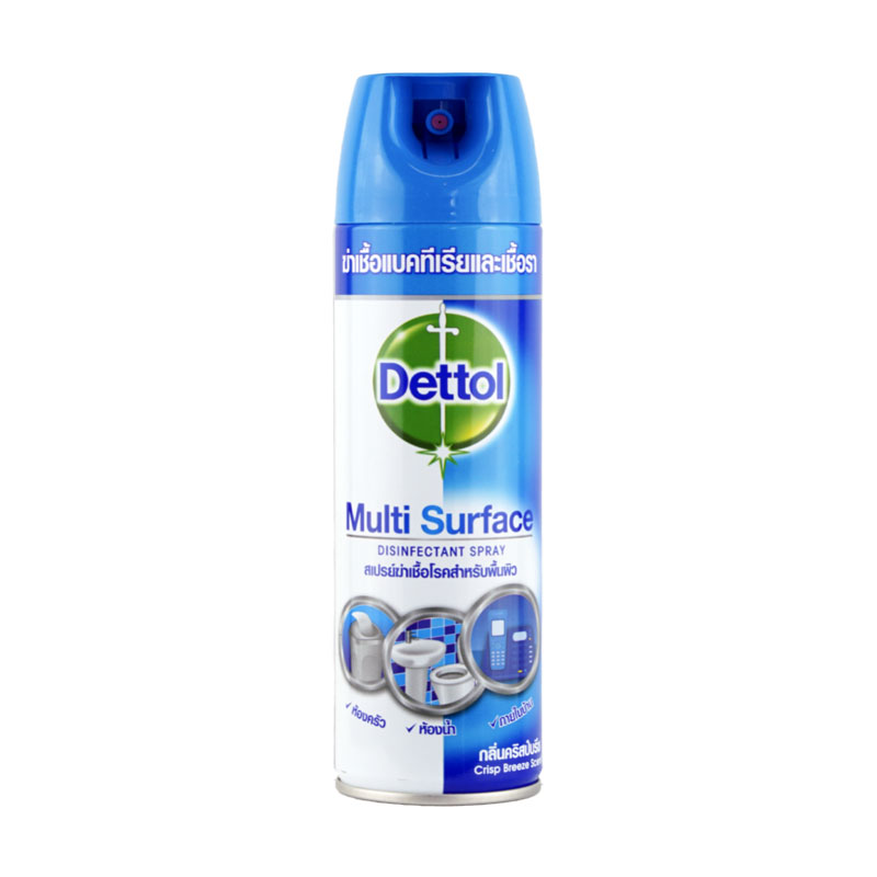 Dettol Multi Surface เดทตอล สเปรย์ฆ่าเชื้อโรคสำหรับพื้นผิว 225 มล. | Mmshop  - สินค้าเพื่อสุขภาพ
